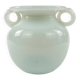 Vase minimaliste, en verre, conçu par J. Słuczan-Orkusz, Pologne, années 1970.
