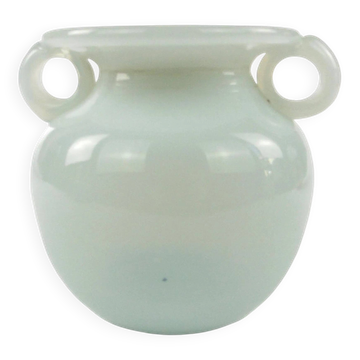 Minimalism vase, glass, designed by J. Słuczan-Orkusz, Poland, 1970s