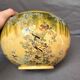 Planter, Japanese ceramic cache-pot in green, decorated with birds and flowers, Kobe Shuzan Satsuma Meiji.