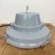 Grey Industrial Cast Aluminium Pendant Lamp, 1980s