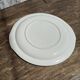 Vintage cake dish with orange and green trim D30