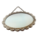 Miroir de mariée argent turc style ottoman fleurs en relief