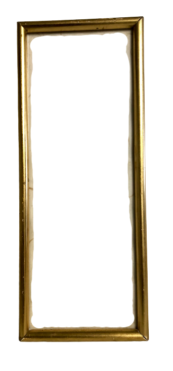 Old gilded frame