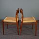 Set of 6 chairs and dining table Niels Otto Møller