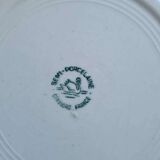 6 old plates Faience and semi-porcelain