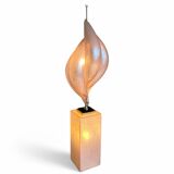 Maison Rougier, Shell lamp, circa 1970