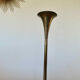 Brass tulip foot candle holder 70s