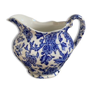 English cream jug stamped Burleigh