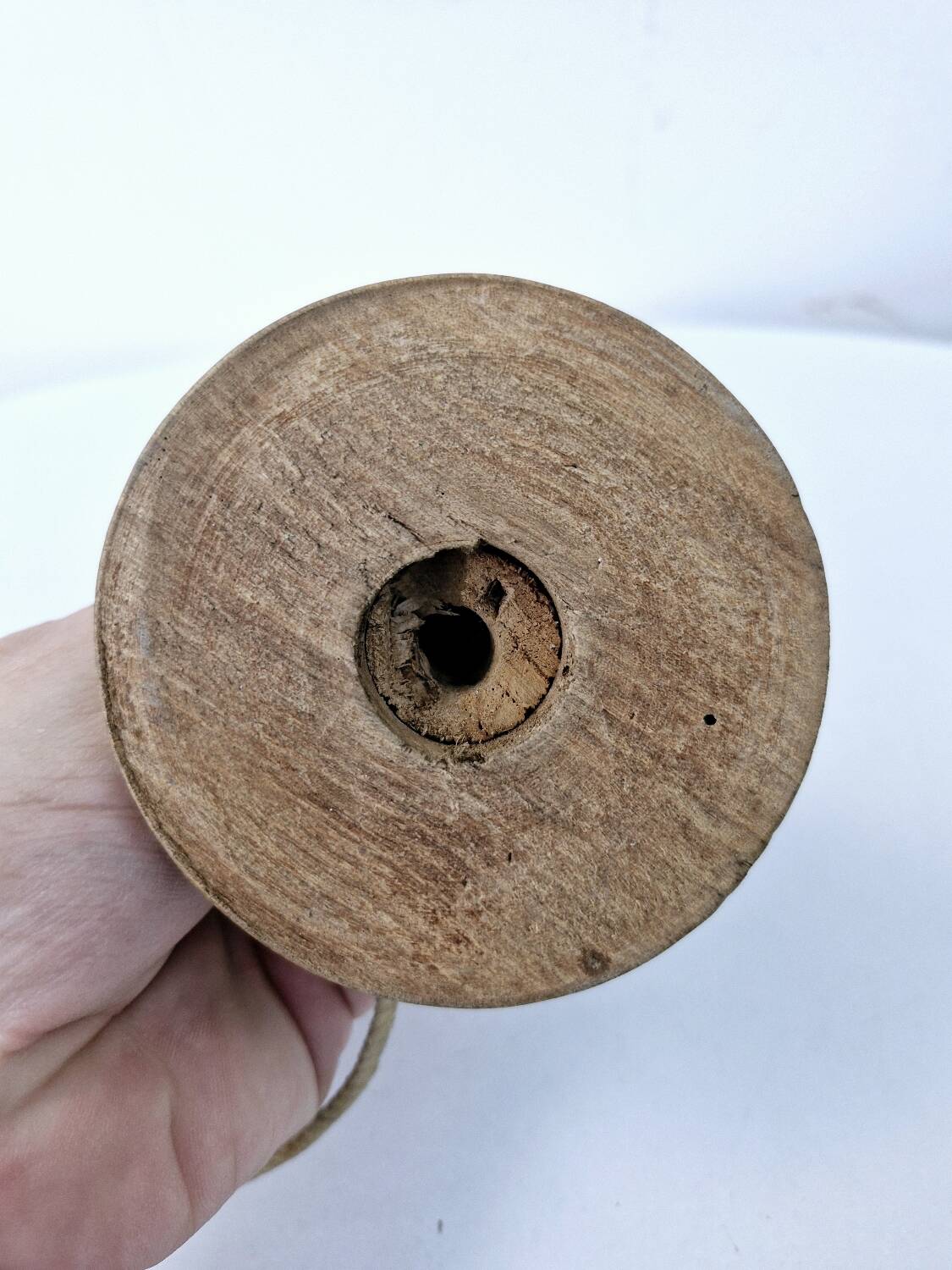 Old Bilboquet Wooden Popular Art Old Game H 18 cm