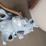 Vintage opaline globe sculptural wall light