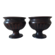 Metal vases