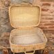 Wicker suitcase