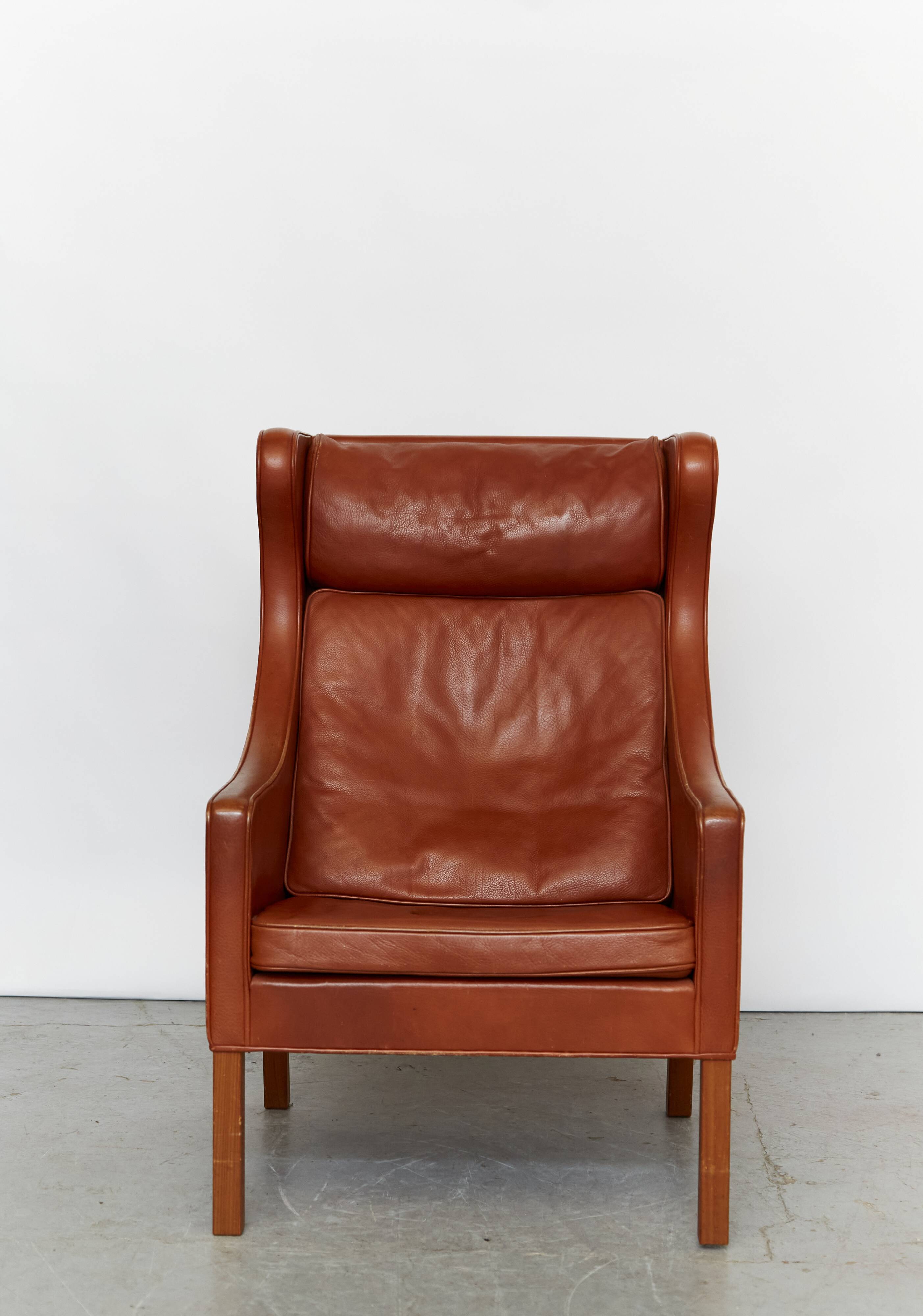 Børge Mogensen Wingback Chair No.2204 pour Fredericia