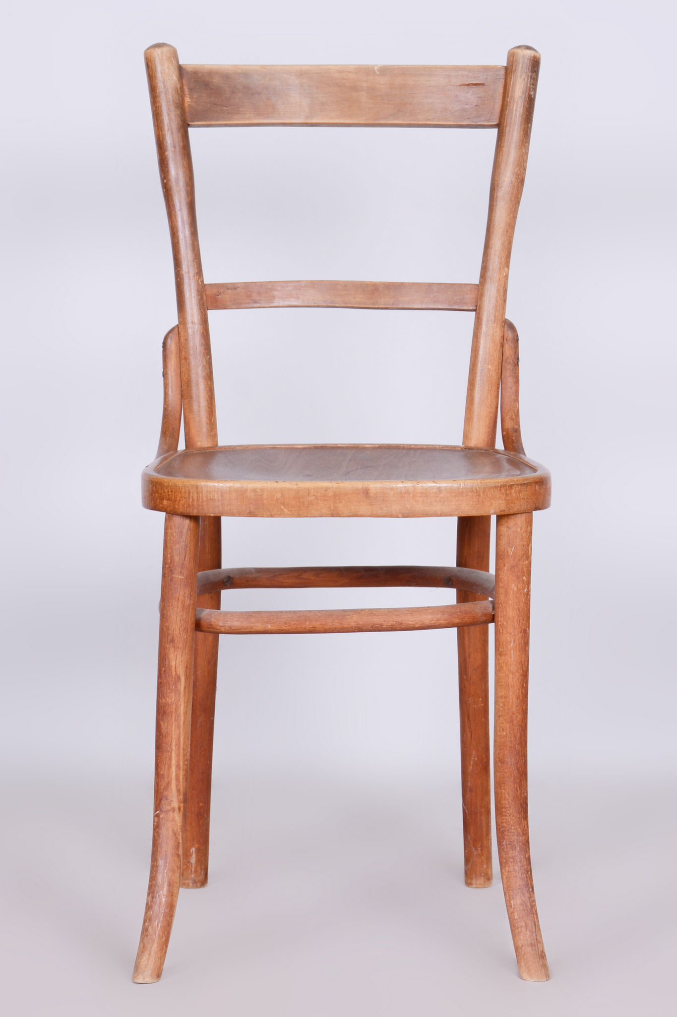Original Art Deco Beech Chair, Fischel, Stable Construction, Czechia, 1920s