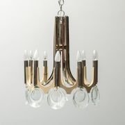 Chandelier 10 lights vintage 70s modern style