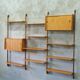 Mid-century modular teak wall unit by john texmon for blindheim mobelfabrik, norway, 1960s