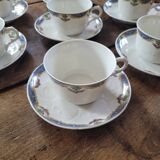 8 Cups and Saucers Bernardaud Limoges – Circa 1900-1920