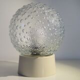Pair of glass ceiling lamp