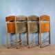 Ensemble de 4 chaises pliantes vintage