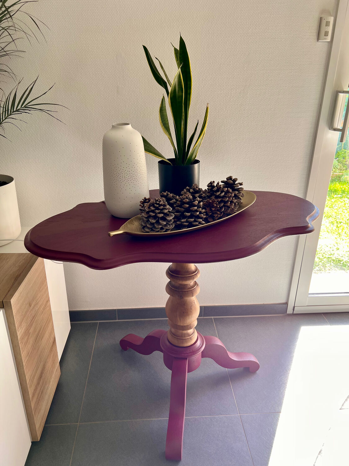 Table d’appoint rénovée