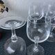 Crystal glasses chiseled on foot Vierzon