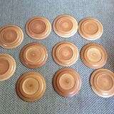 Series of 11 dessert plates