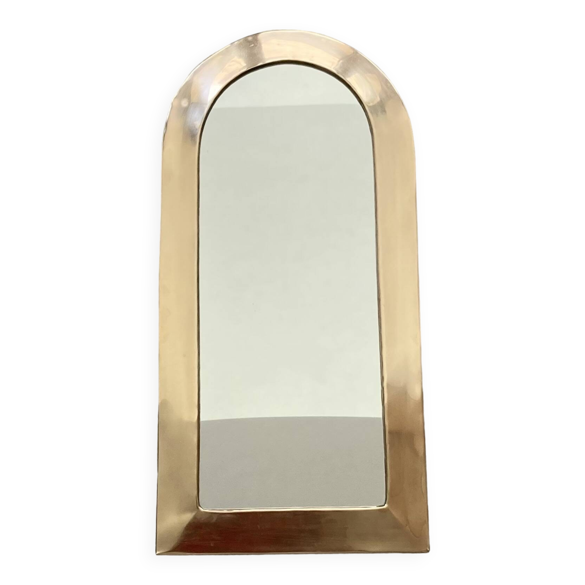 Miroir contour laiton artisanal