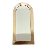 Handcrafted brass contour mirror