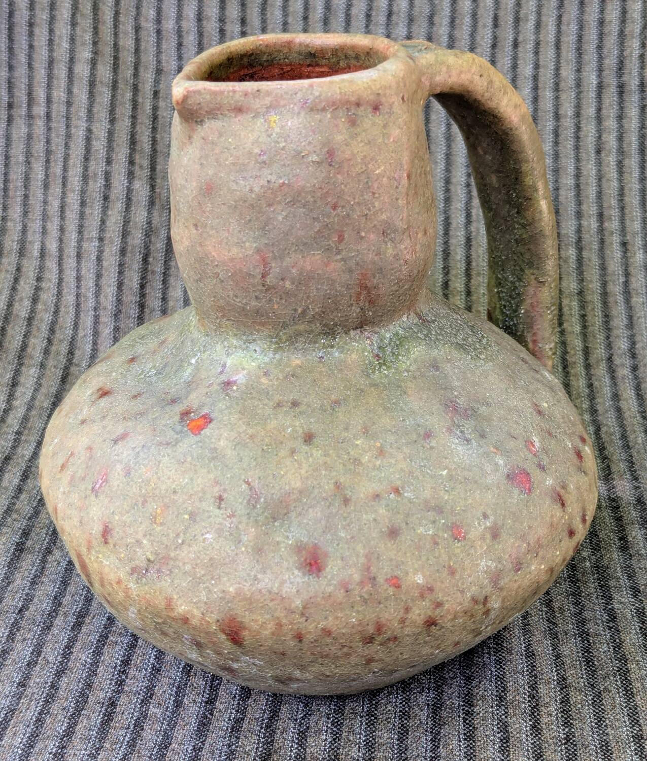 Brutalist pitcher Campo Piano Corsica early 20th century