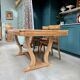 Art Deco extendable oak table (renovated)