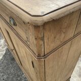 Parisian sideboard in raw wood