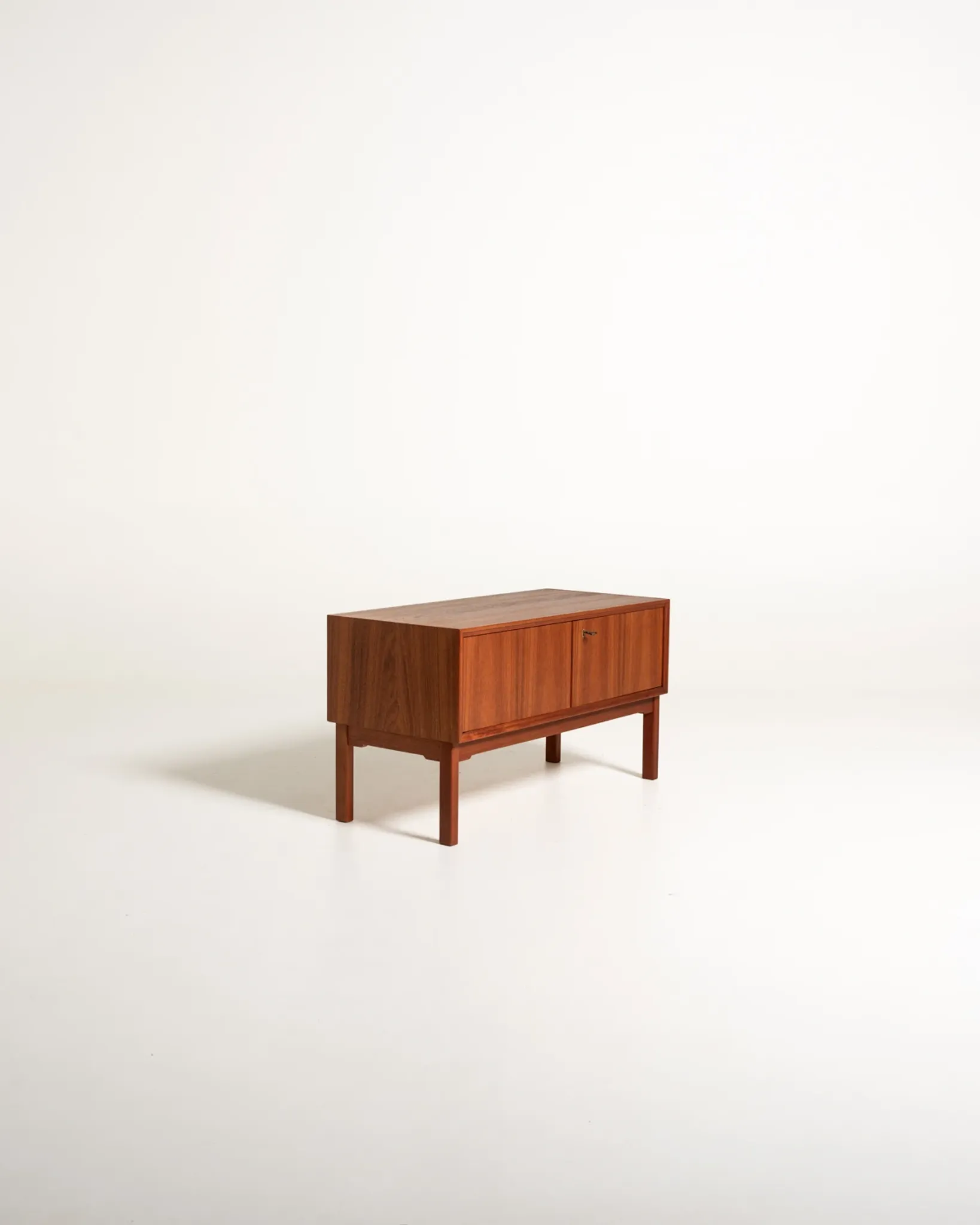 Low Scandinavian teak sideboard, 1960s