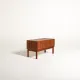 Buffet bas scandinave en teck, années 1960