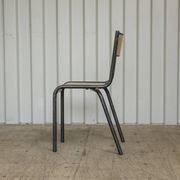 School chair 510 mullca gaston cavaillon industrial vintage