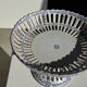 Fruit bowl with blue decorations in white earthenware from Malicorne Art H14