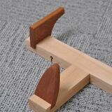 Hand-carved coat rack