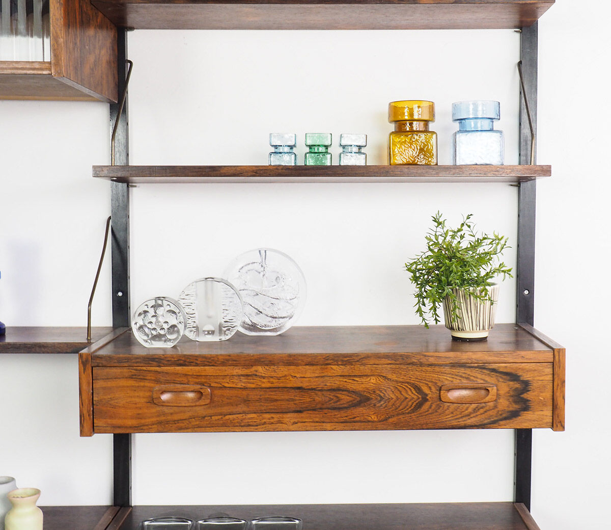 PS System rosewood wall unit by Randers Mobelfabrik, 1960's