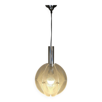 Vintage Space-Age Paul Secon nylon wire pendant lamp Sompex