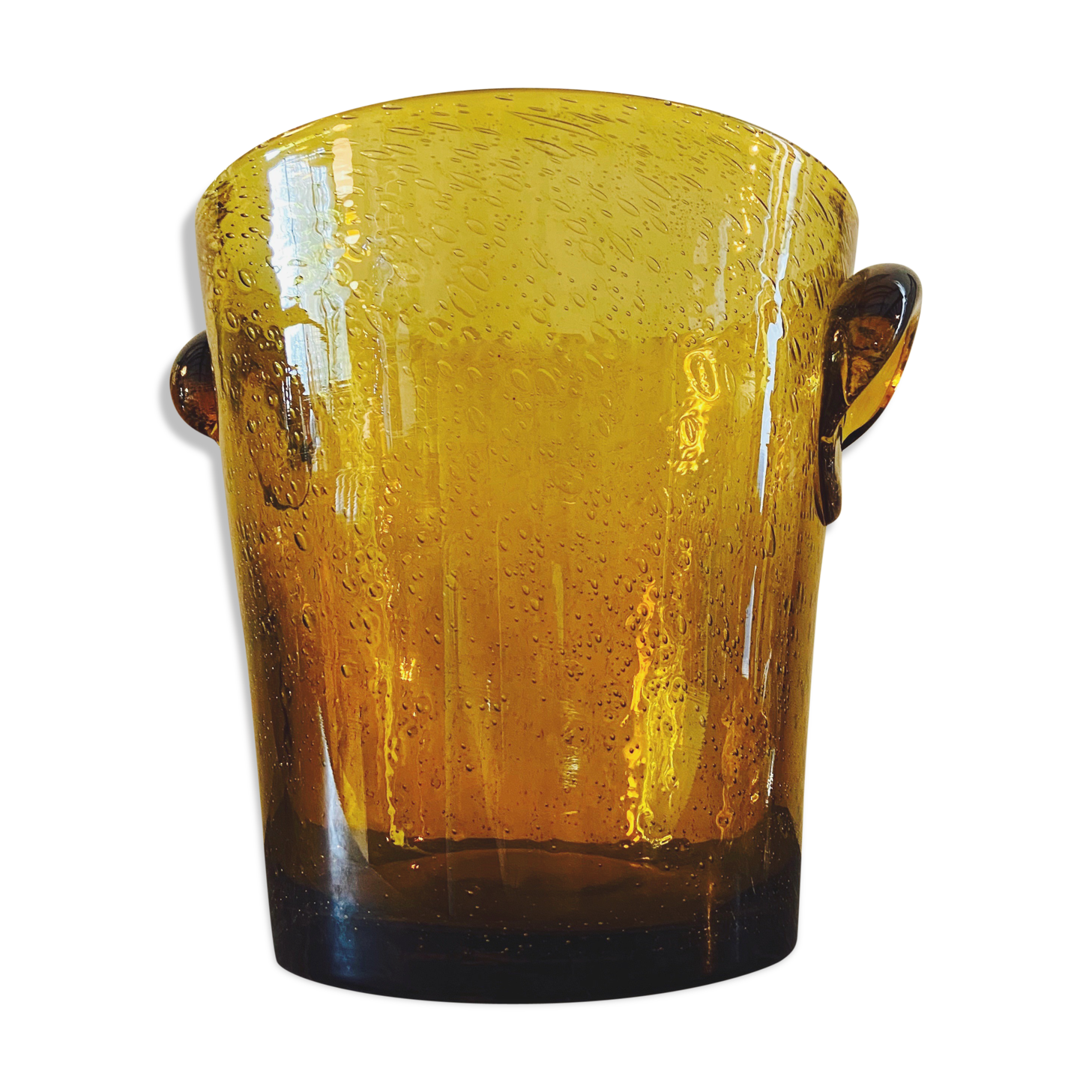 Biot glasswork champagne bucket