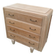 Commode vintage ancienne pieds compas