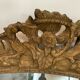 Mirror Louis XV in gilded carved wood Trumeau fireplace 19th century 80x56cm