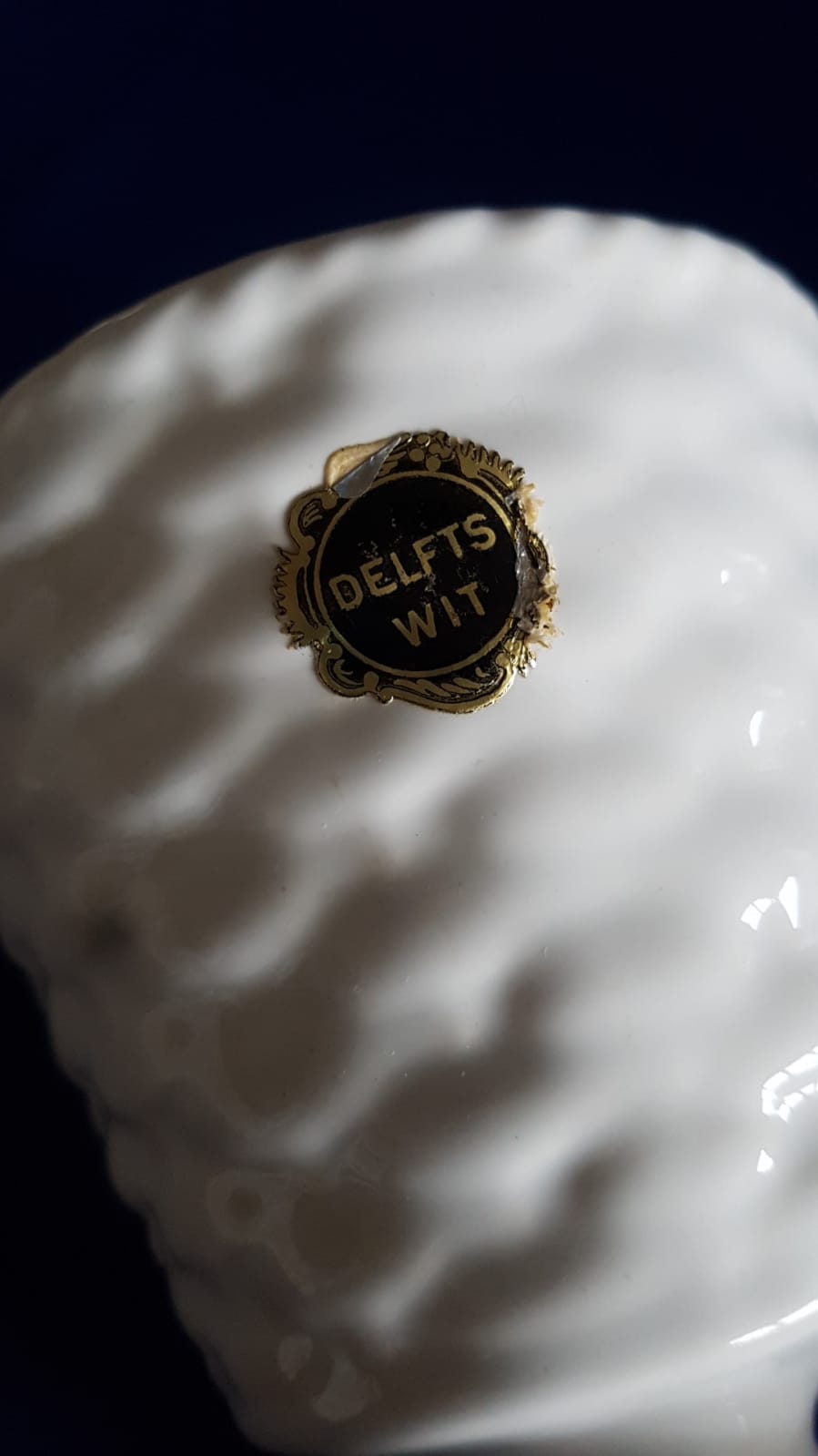 Coupe porcelaine delf is wit
