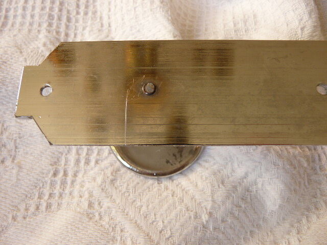 Wall coat rack in chromed metal 2 vintage hooks