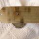 Wall coat rack in chromed metal 2 vintage hooks