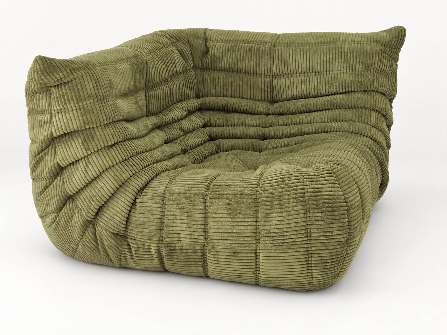 Michel Ducaroy for Ligne Roset Olive Togo Corner Sofa