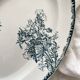 Oval iron earthenware dish "Pavots" Saint Amand A. Lebacqz & M. Bouchart