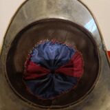 Casque pompier ancien en laiton