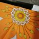 Set of vintage floral napkins