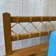 Vintage wood/rattan toy chest