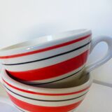 4 bowls of vintage French cider